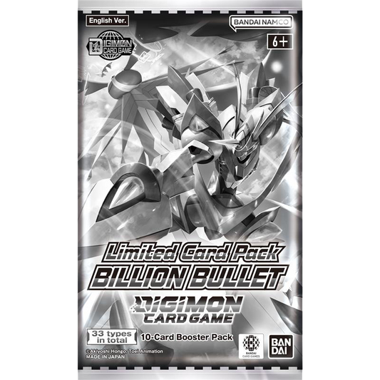 Digimon BILLION BULLET Card Game Limited Pack LM-06 (6 Bustine) - Acquista ora! - OnyTCG