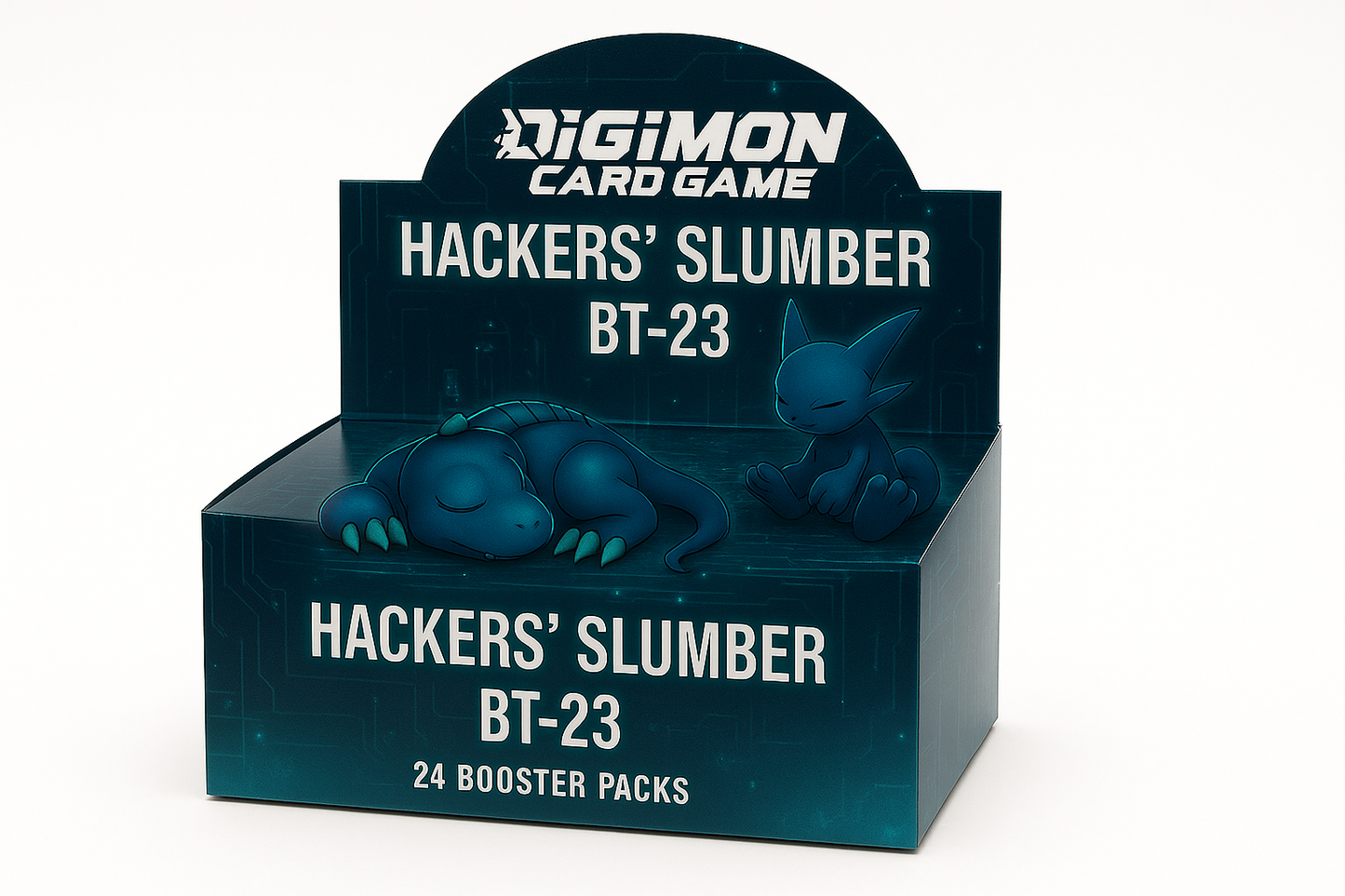 Digimon Card Game HACKERS' SLUMBER BT-23 Display Box - Sfondo bianco