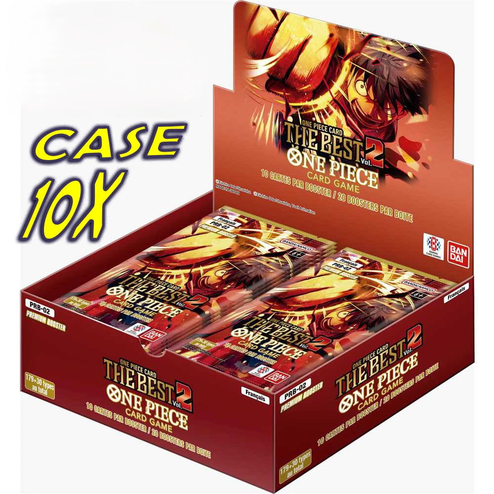 One Piece Card Game Case 10x BOX di buste Premium PRB-02 ENG - OnyTCG