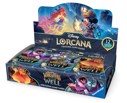 Lorcana – Box mit 24 Umschlägen – Whispers In The Well – Ita