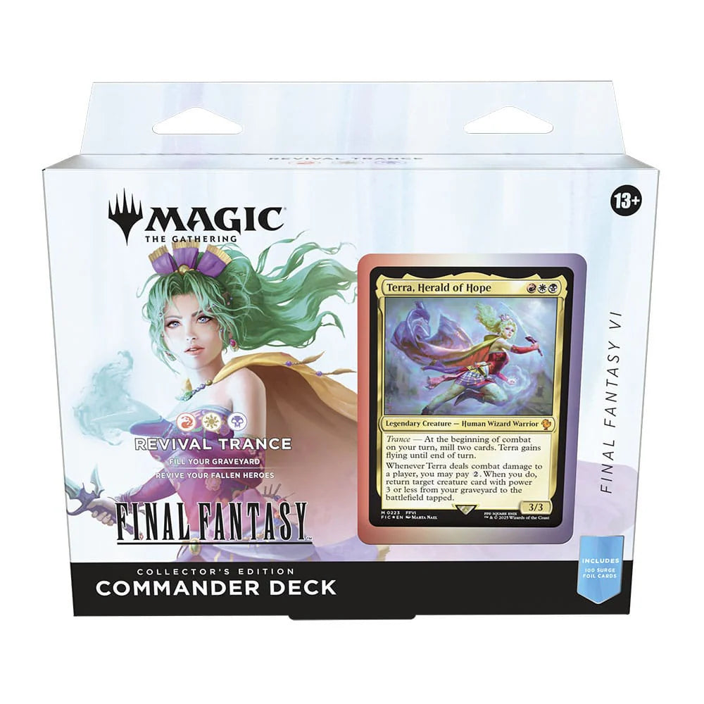 Magic the Gathering – Final Fantasy – Commander Decks Collector's Edition Display (4) – Eng 